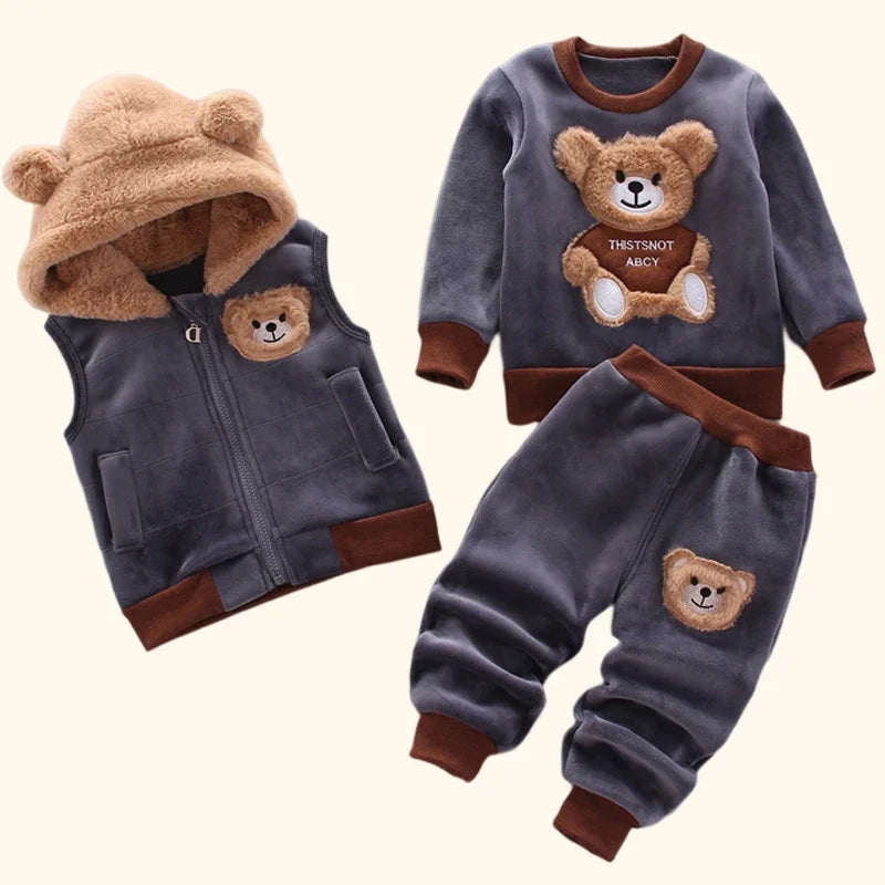 conjunto de frio infantil Urso Kids