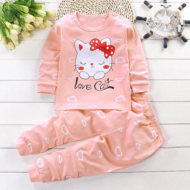 conjunto de frio infantil Love Cat