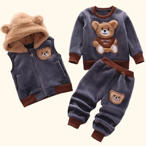 conjunto de frio infantil Urso Kids