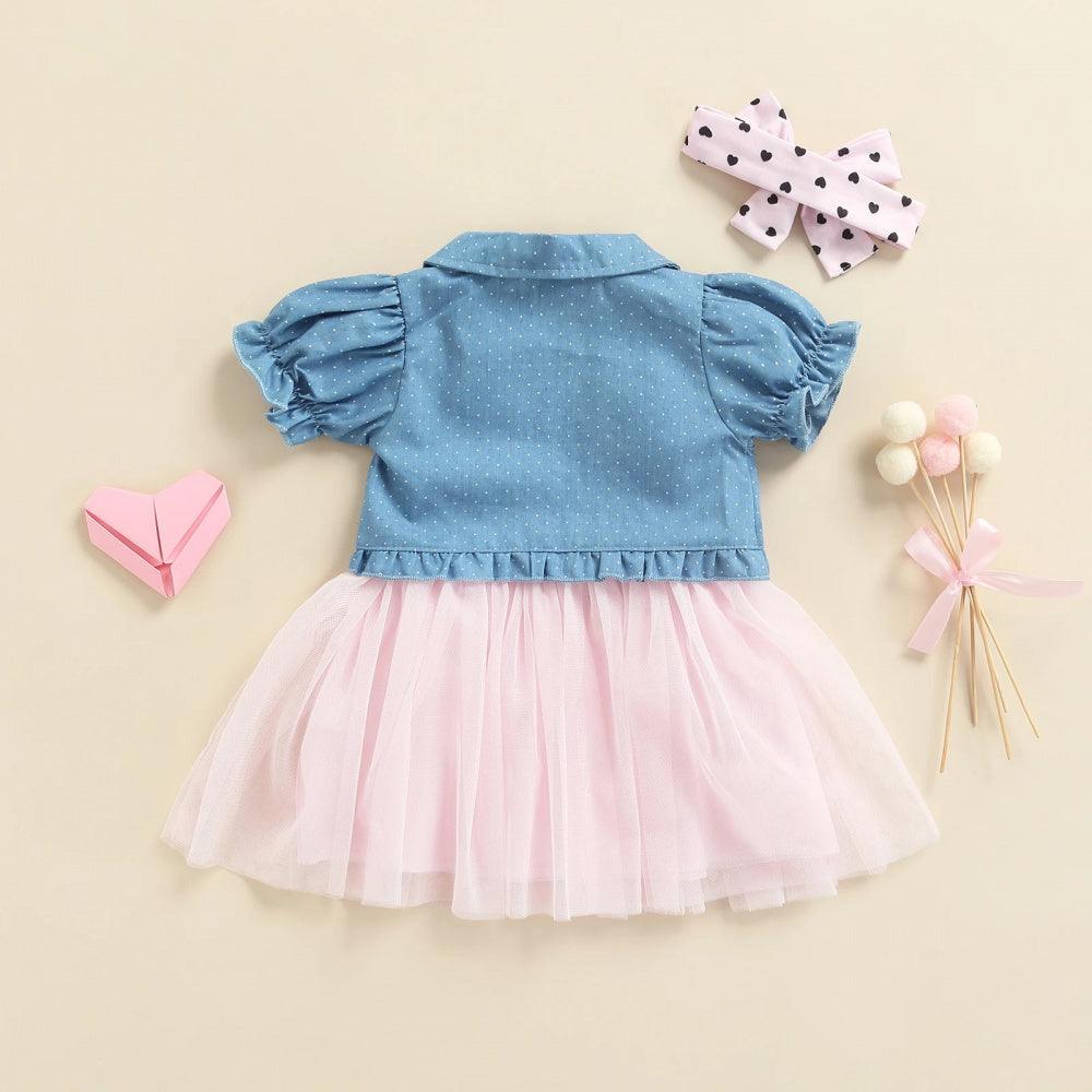 Conjuntinho Jude Jaquetinha e Vestido Rosa - Minu Kids